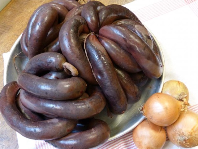 Boudin aux oignons (maison)